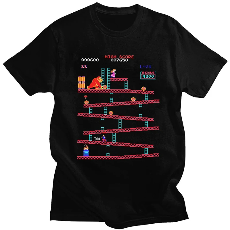 Esports Gaming T Shirt - مضحك دونكي كونغ تي شيرت الرجال