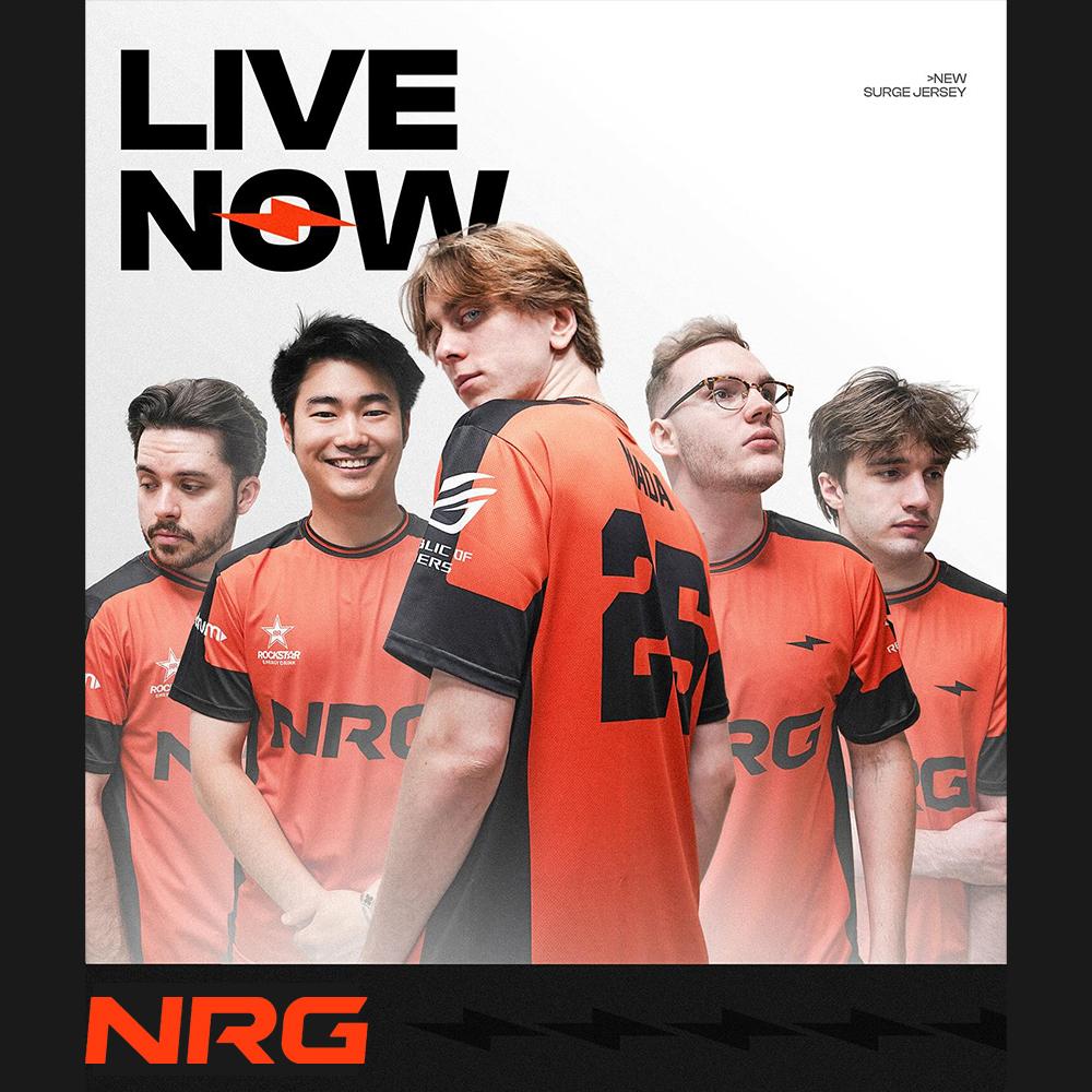 Esports Gaming T Shirt - 2025 NRG Esports Surge Jersey Valorant