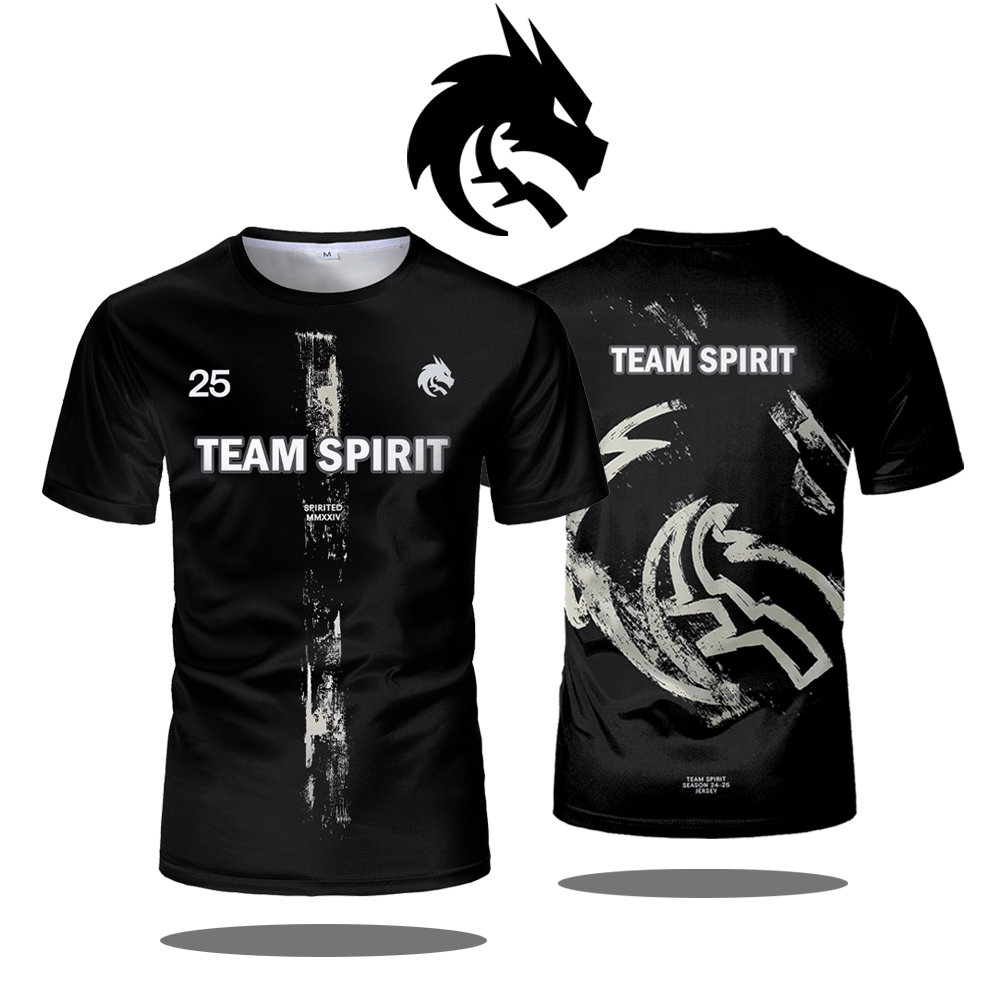 Esports Gaming T Shirt - Team Spirit 2025 قمصان جديدة CS2