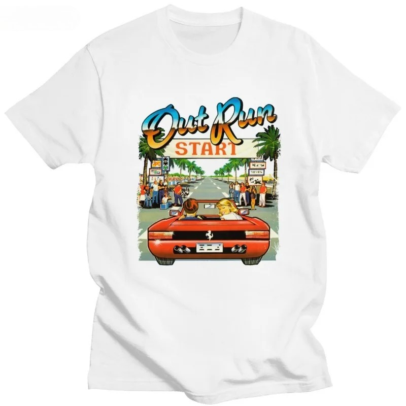 Esports Gaming T Shirt - اليابانية ممر سباق لعبة فيديو OutRun