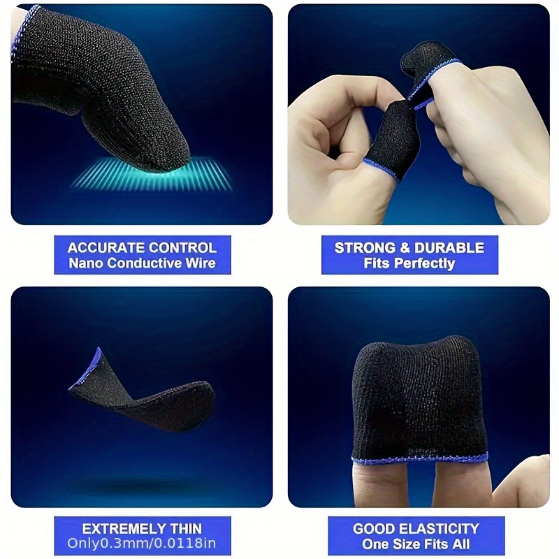 40 قطعة من أغطية الأصابع المضا - مراجعة Esports Gaming Gloves وسعره