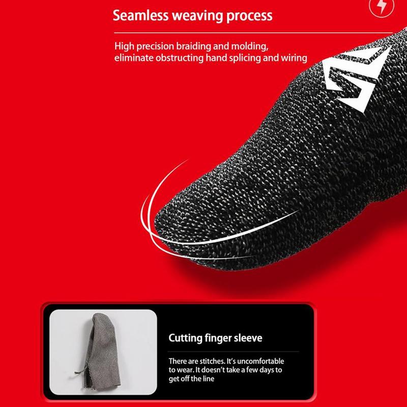 قطعتان من أغطية الأصابع للألعا - مراجعة Esports Gaming Gloves وسعره
