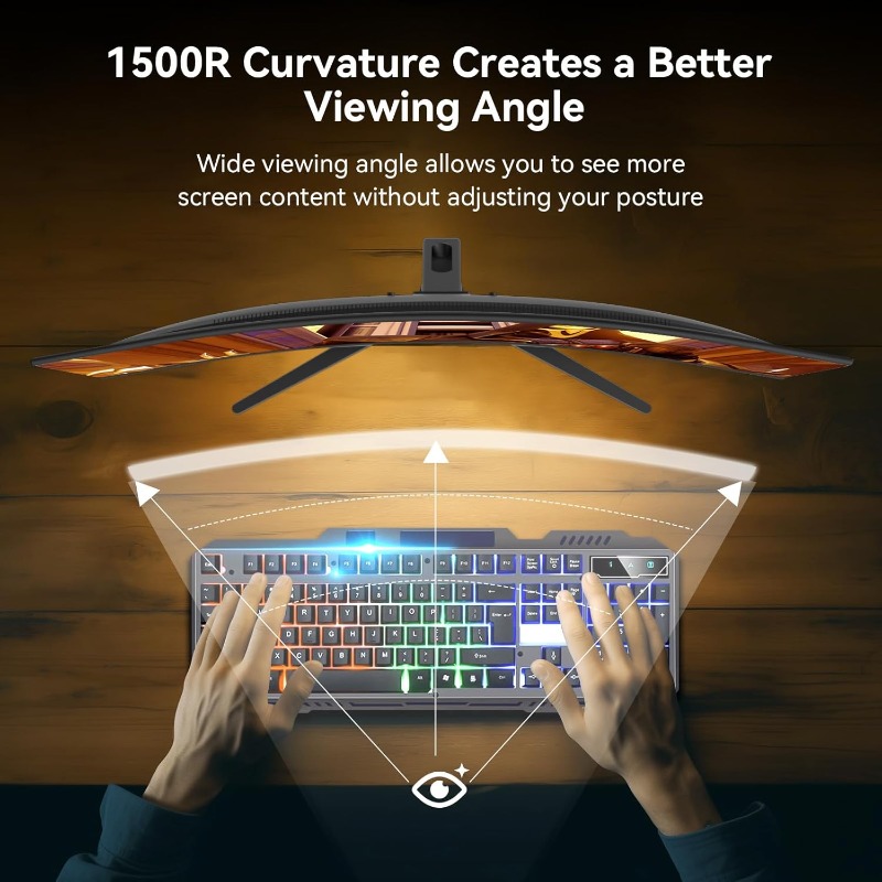 شاشة ألعاب منحنية 32 بوصة بمعد - مراجعة Gaming Monitor Curved وسعره