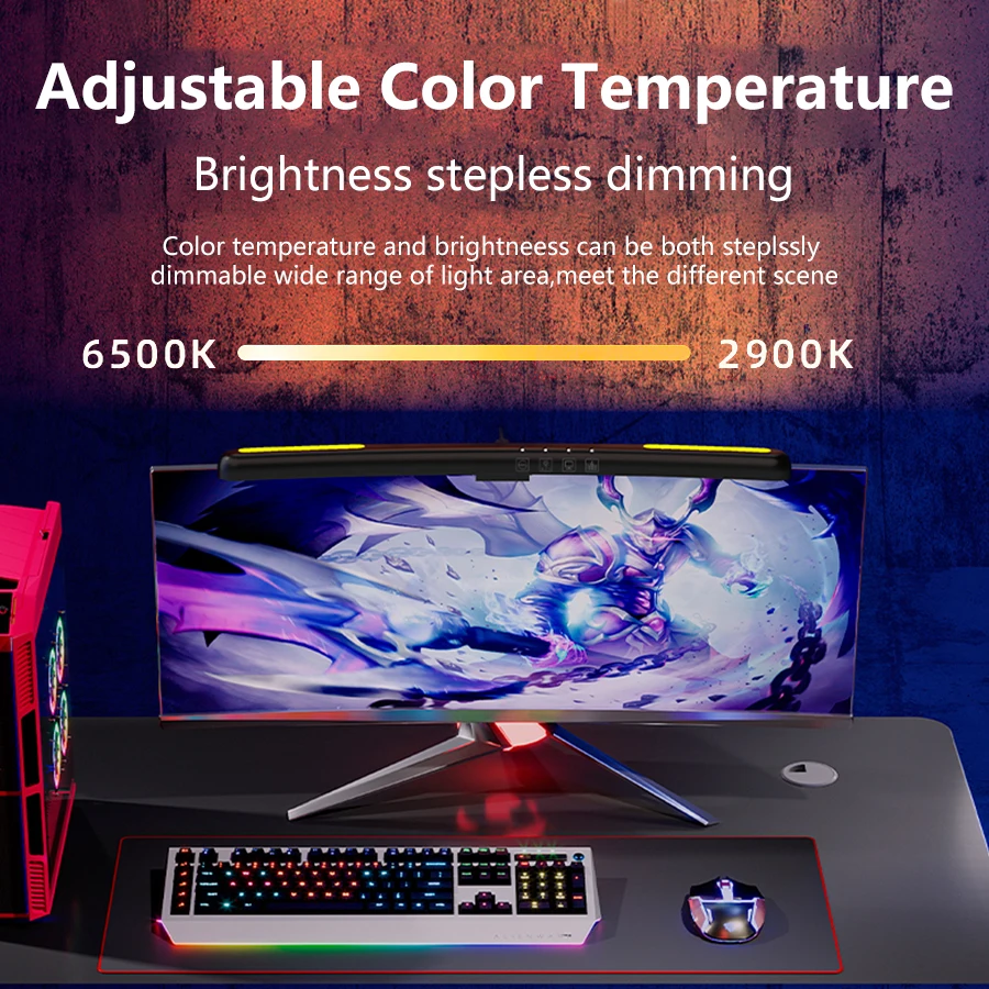 USB ستبليس يعتم شاشة مصابيح تع - مراجعة Gaming Monitor Curved وسعره