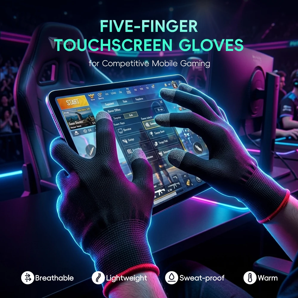 قفازات الألعاب المحمولة من دات - مراجعة Esports Gaming Gloves وسعره