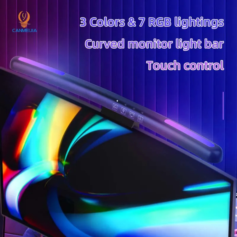 شريط ضوء LED منحني ، مصباح شاش - مراجعة Gaming Monitor Curved وسعره