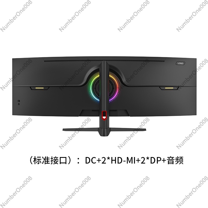 شاشة ألعاب منحنية 49 بوصة بدقة - مراجعة Gaming Monitor Curved وسعره